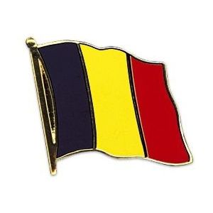 2x Landen colbert pin vlag Belgie