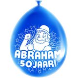 Paperdreams Abraham/50 jaar feest set - Ballonnen &amp; vlaggenlijnen - 17x stuks
