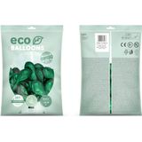 200x Groene ballonnen 26 cm eco/biologisch afbreekbaar - Milieuvriendelijke ballonnen