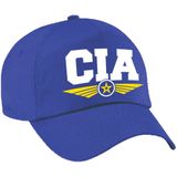 CIA verkleed pet blauw voor kinderen - geheime dienst baseball cap - carnaval verkleedaccessoire voor kostuum