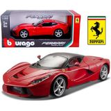 Bburago Schaalmodel Ferrari La Ferrari 1:24 Rood/Zwart