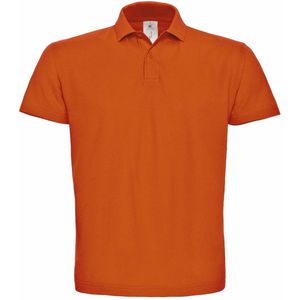 Oranje poloshirt basic van katoen voor heren - grote maten - katoen - 180 grams - polo t-shirts - Koningsdag of EK / WK supporter kleding