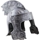 Ridder helm zilver met set ridder speelgoed wapens - Zwaard/schild - Volwassenen