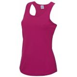 Voordeelset -  fuchsia roze en zwart sport singlet voor dames in maat X-large(42) - Dameskleding sport shirts