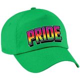 Bellatio Decorations Gay Pride pet voor volwassenen - groen - pride - regenboog - LHBTI