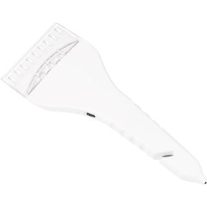 Multifunctionele ijskrabber wit met LED verlichting - Noodhamer - Gordelsnijder - Auto accessoires