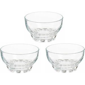 Pasabahce IJcoupes/IJsjes/Dessert serveer schaaltjes - set 18x stuks - kristal glas - 275 ml