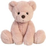 Aurora Eco Nation pluche knuffeldier teddybeer - beige - 28 cm - bosdieren thema speelgoed