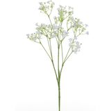 6x Stuks Kunstbloemen Gipskruid/Gypsophila Takken Wit 70 cm - Kunstplanten en Steelbloemen