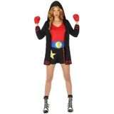 Verkleed kostuum - bokser - outfit voor dames - carnavalskleding