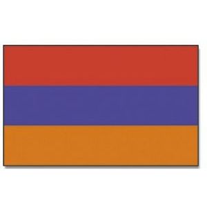 Vlag Armenie 90 x 150 cm feestartikelen - Armenie landen thema supporter/fan decoratie artikelen