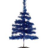 Krist+ kunst kerstboom - klein - ijsblauw - 60 cm - kunstbomen