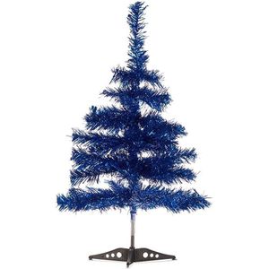 Krist+ kunst kerstboom - klein - ijsblauw - 60 cm - kunstbomen