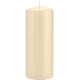 Trend Candles - Stompkaarsen set 6x stuks creme wit 12-15-20 cm