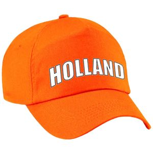 Holland fan pet / cap oranje - volwassenen - EK / WK / Koningsdag - Nederland supporter petje / kleding