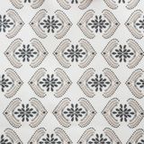 Tafelkleed van polyester rechthoekig 240 x 140 cm - grijs met print  - Eettafel tafellakens