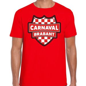 Carnaval verkleed t-shirt Brabant - rood - heren - Brabantse feest shirt / verkleedkleding