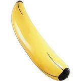 2x stuks grote opblaasbare fruit banaan 162 cm - Speelgoed en decoratie artikelen