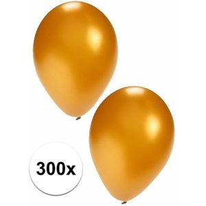 Gouden ballonnen 300 stuks