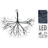 Christmas Decoration lichtbol/verlichte bol- 45 cm -464 leds- helder wit