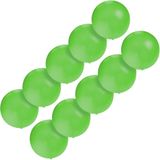 Set van 10x stuks groot formaat groene ballon met diameter 60 cm - Feestartikelen/versieringen