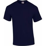 Navy blauw katoenen shirt voor volwassenen