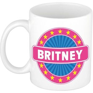 Britney naam koffie mok / beker 300 ml  - namen mokken