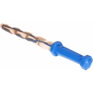 Bellenblaas zwaard blauw/oranje 37 cm