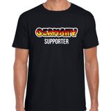 Zwart Germany fan t-shirt voor heren - Germany supporter - Duitsland supporter - EK/ WK shirt / outfit