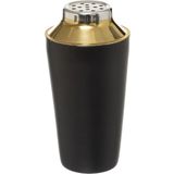 Cocktail shaker set de luxe kleur zwart en goud 5 - delig - Giftset