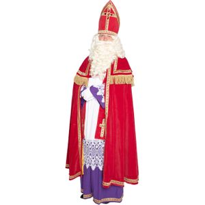 Sinterklaas kostuum - inclusief witte handschoenen kort