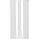 Bloemenvaas/vazen van transparant glas 40 x 15 cm - Bloemen/boeketten/takken