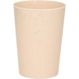 12x drinkbekers van afbreekbaar materiaal 500 ml in het eco-beige - Limonade bekers - Campingservies/picknickservies