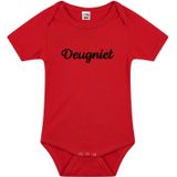 Deugniet tekst baby rompertje rood jongens en meisjes - Kraamcadeau - Babykleding