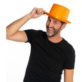 Partychimp Verkleed hoed - oranje - volwassenen - carnaval - kleuren thema - accessoires