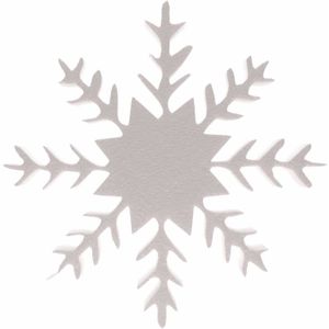 8x Piepschuim ijskristal vormen 30 x 5 cm hobby/knutselmateriaal - DIY - Knutselen - Styropor - Kerstdecoratie schilderen