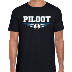Piloot t-shirt heren - beroepen / cadeau / verjaardag