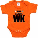 Oranje fan romper voor babys - Mijn eerste WK - Holland / Nederland supporter - EK/ WK baby rompers / outfit