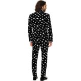 Heren kostuum zwart met sterrenprint - Opposuits pak - Verkleedkleding/Carnavalskleding