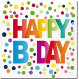 Happy Birthday verjaardag versieringen pakket voor elke leeftijd - Ballonnen/vlaggetjes/servetten/prikkertjes/deurbord