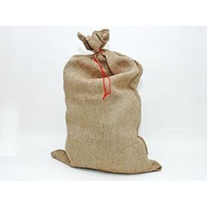 2x Grote jute zakken voor Sint/Kerst cadeautjes 90 x 60 cm - Cadeauzak - Uni jute kado zak - Sinterklaas/pakjesavond - Kerstcadeaus