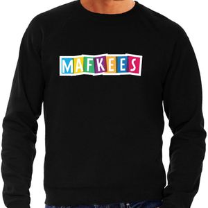 Mafkees cadeau sweater zwart heren - Fun tekst /  Verjaardag cadeau / kado trui