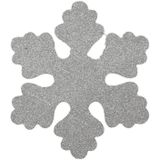 Zilveren sneeuwvlokken 40 cm - hangdecoratie / boomversiering zilver