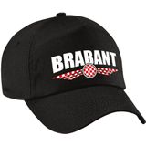 2x stuks Brabant cap/pet zwart voor dames en heren - Brabantcarnaval baseball cap