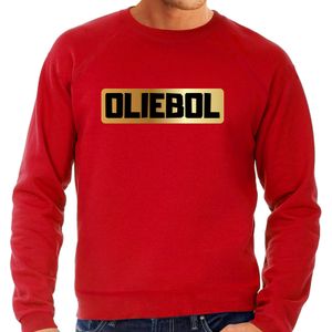 Oliebol foute Oud en Nieuw sweater - rood - heren - Jaarwisseling outfit