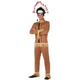Indiaan verkleed kostuum -  Indianen verkleed pak voor heren - carnavalskleding - voordelig geprijsd
