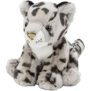 Pluche Sneeuwluipaard Knuffel van 18 cm - Dieren Speelgoed Knuffels Cadeau