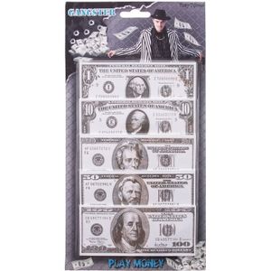 Speelgoed Geld Nep Dollars - 200 Stuks - Speelgeld - Dollar Biljetten - Papier