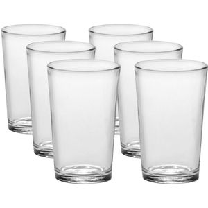 24x Drinkglazen/waterglazen Chope transparant 200 ml - Koffie/thee glazen Chope 200 ml