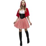 Sexy roodkapje verkleed kostuum/jurkje voor dames - Carnavalskleding sprookjesfiguren verkleedkleding